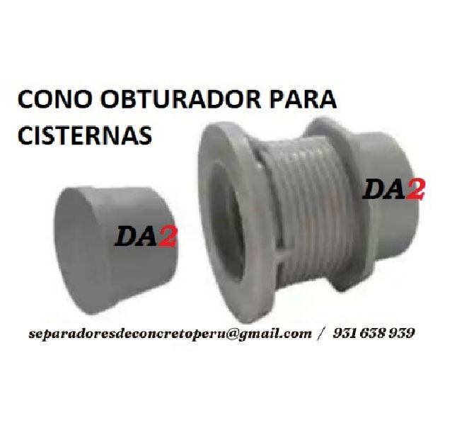 Imagen del producto Cono obturador y tapon para cisterna